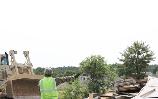 QLLEX supports Fort Dix Range Control with demolition of training aids