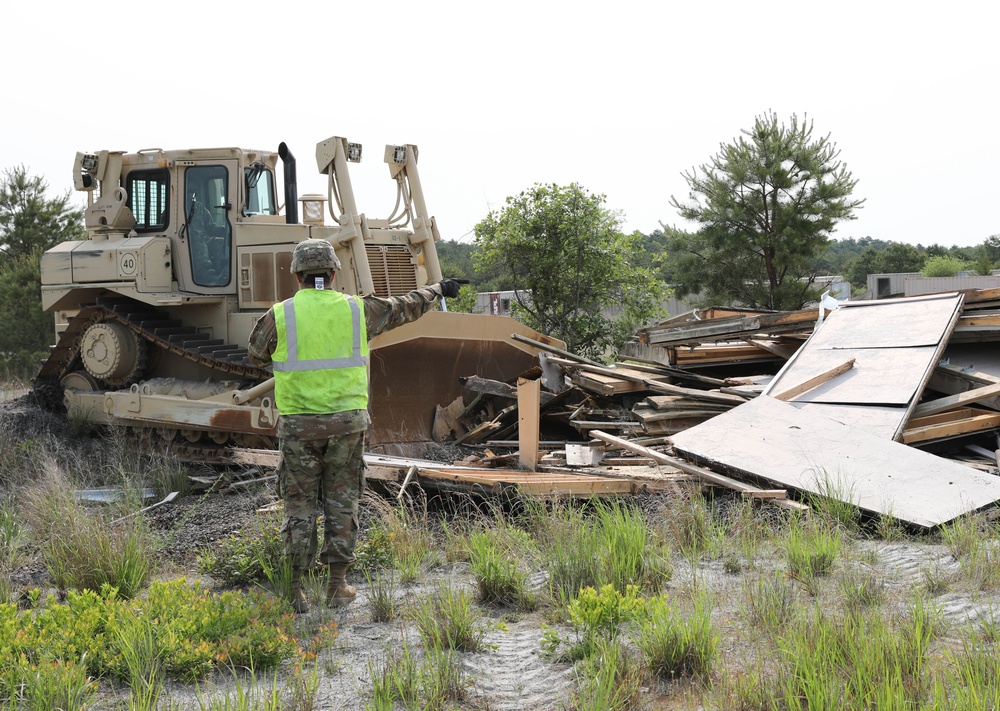 QLLEX supports Fort Dix Range Control with demolition of training aids