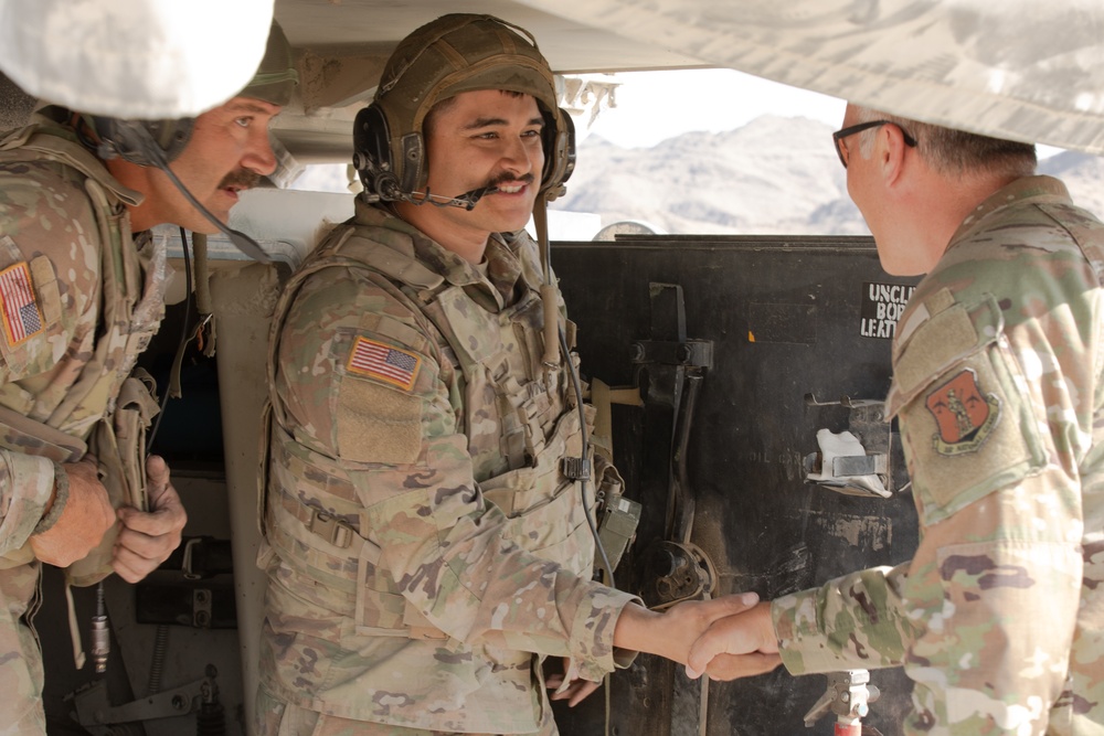 Utah Adjutant General visits 2nd Battalion, 222nd Field Artillery