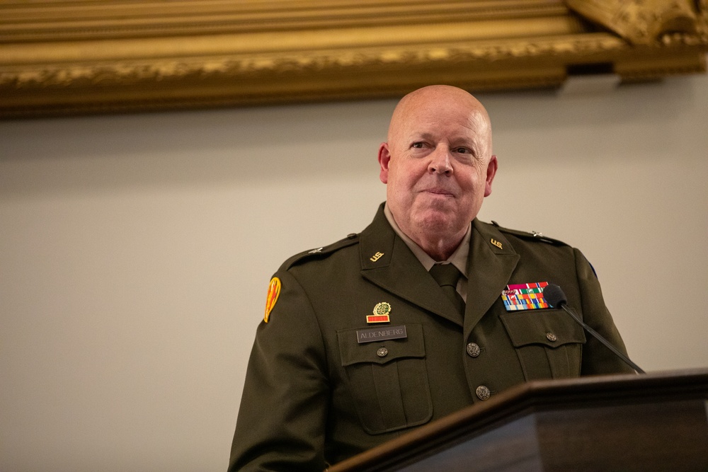 Brig. Gen. Allen Aldenberg Promotion Ceremony