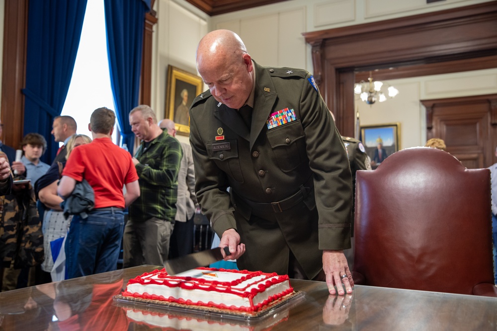 Brig. Gen. Allen Aldenberg Promotion Ceremony