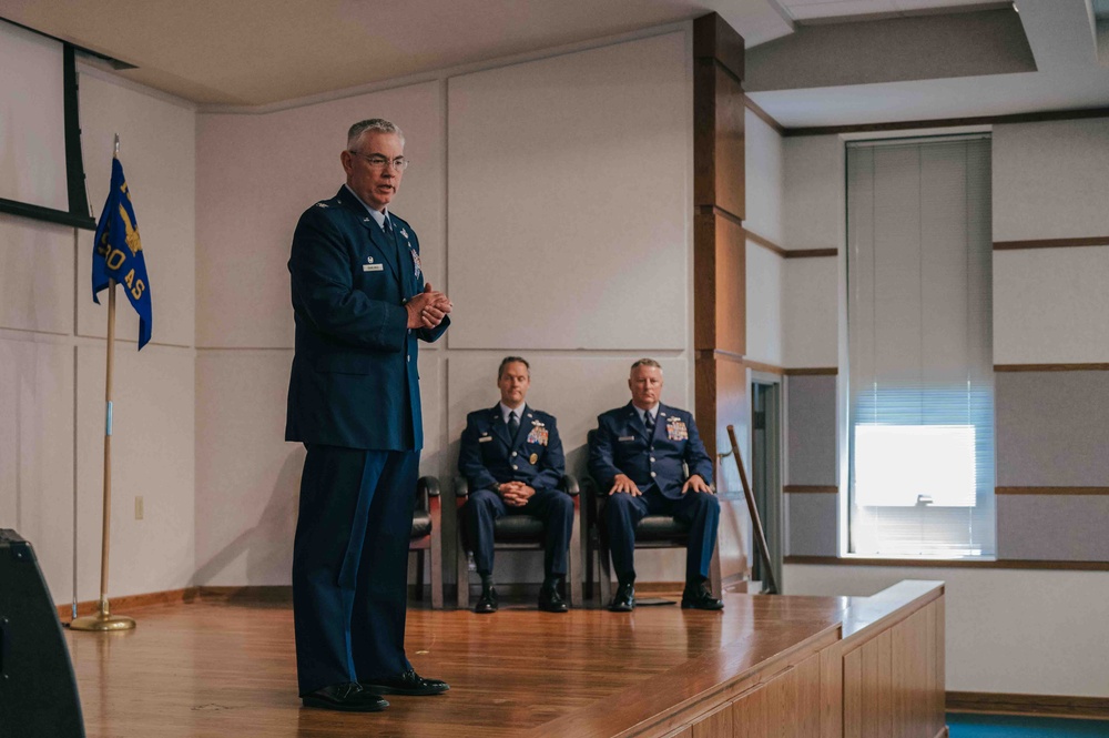 Change of Command Ceremony for the 180th Airlift Squadron