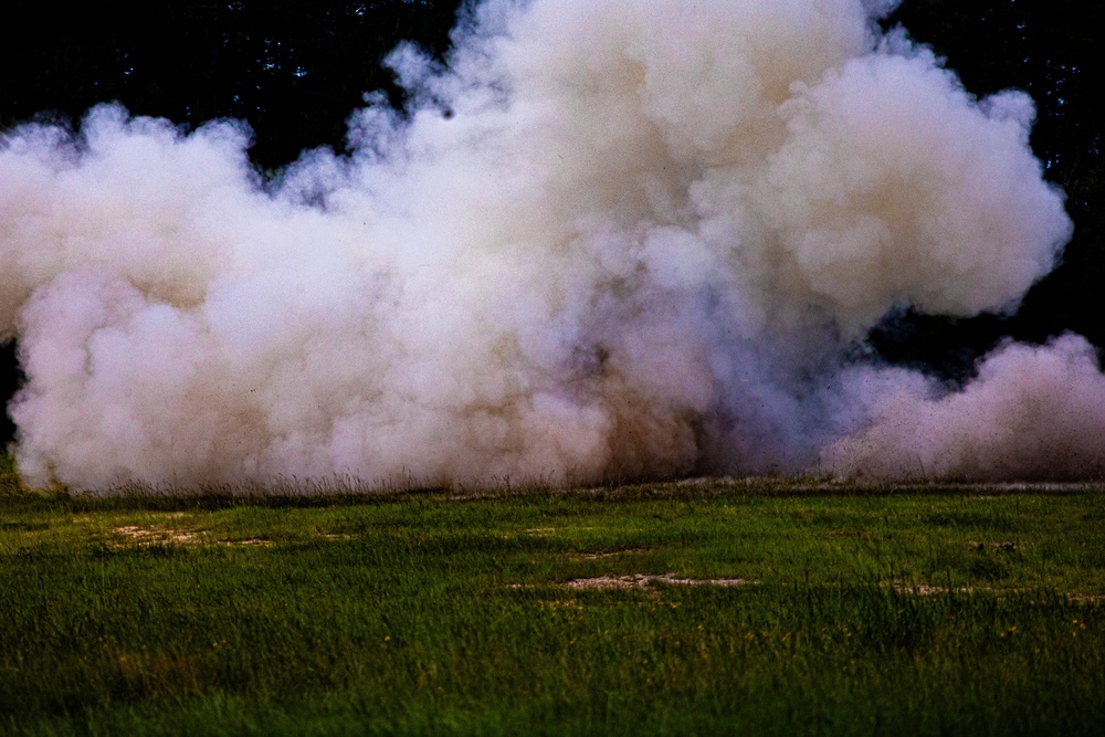 1-181st Field Artillery Regiment fires HIMARS