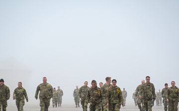 Foggy Morning FOD Walk: 148th Fighter Wing