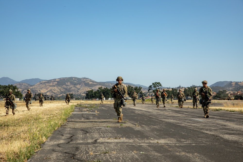 Operation Mojave Falcon - Chinook Unit Transportation