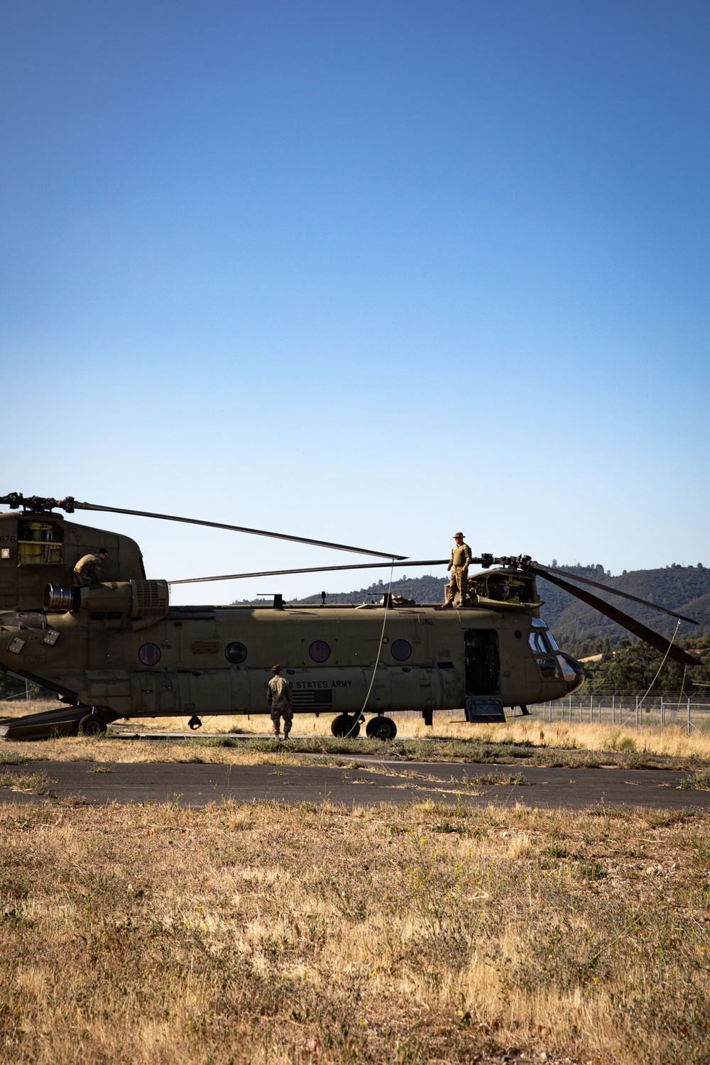 Operation Mojave Falcon - Chinook Unit Transportation