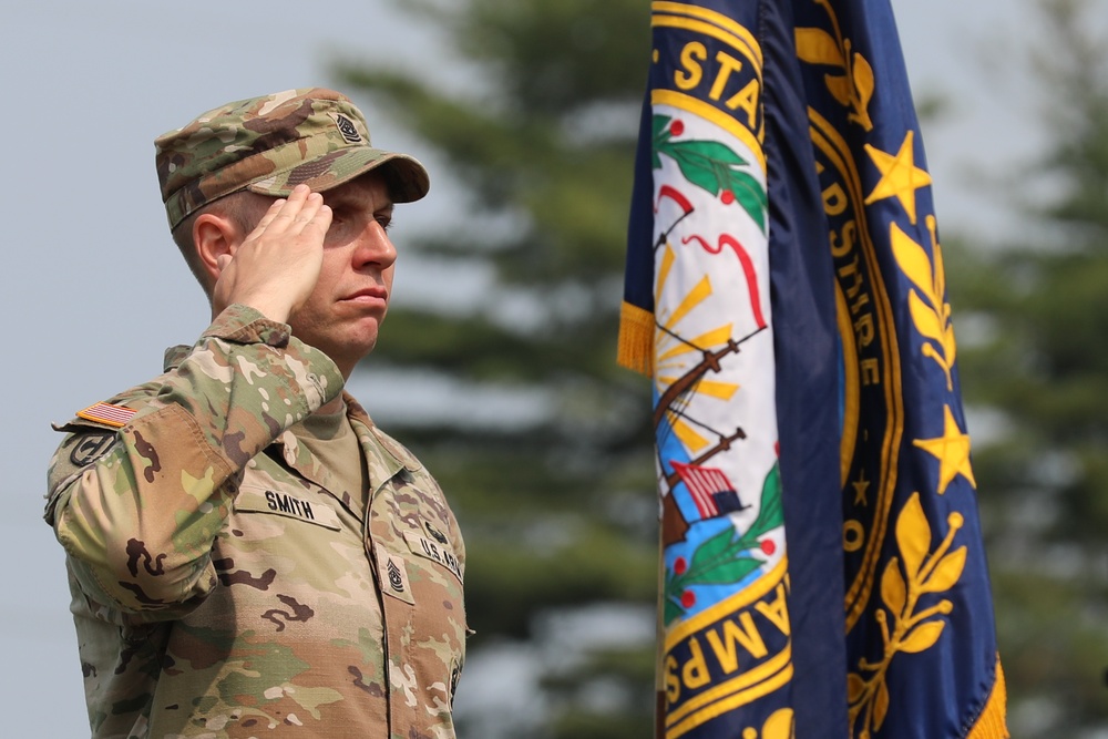 New Hampshire National Guard State Command Sgt. Maj. Change of Responsibility and Retirement Ceremony