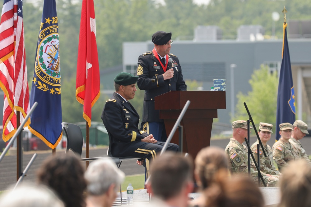 New Hampshire National Guard State Command Sgt. Maj. Change of Responsibility and Retirement Ceremony