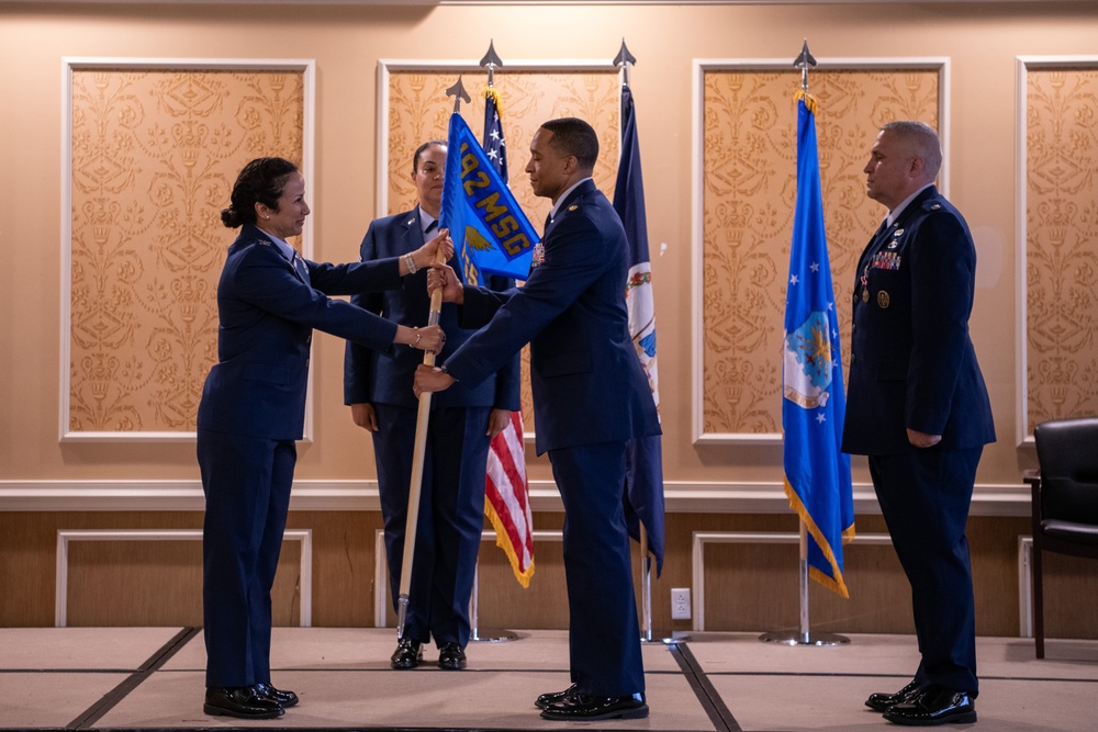 192nd Force Support Squadron hosts first change of command