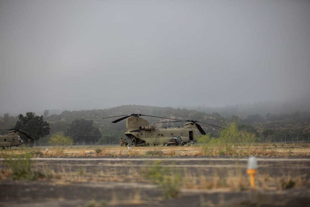 Operation Mojave Falcon - Chinook Unit Transportation