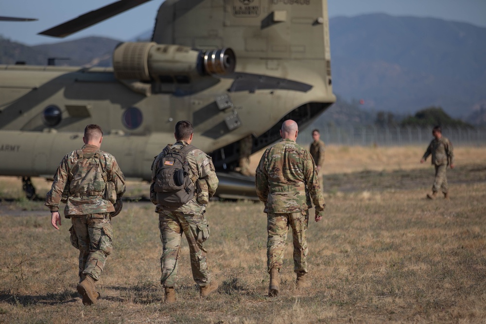 Operation Mojave Falcon - Chinook Unit Transportation
