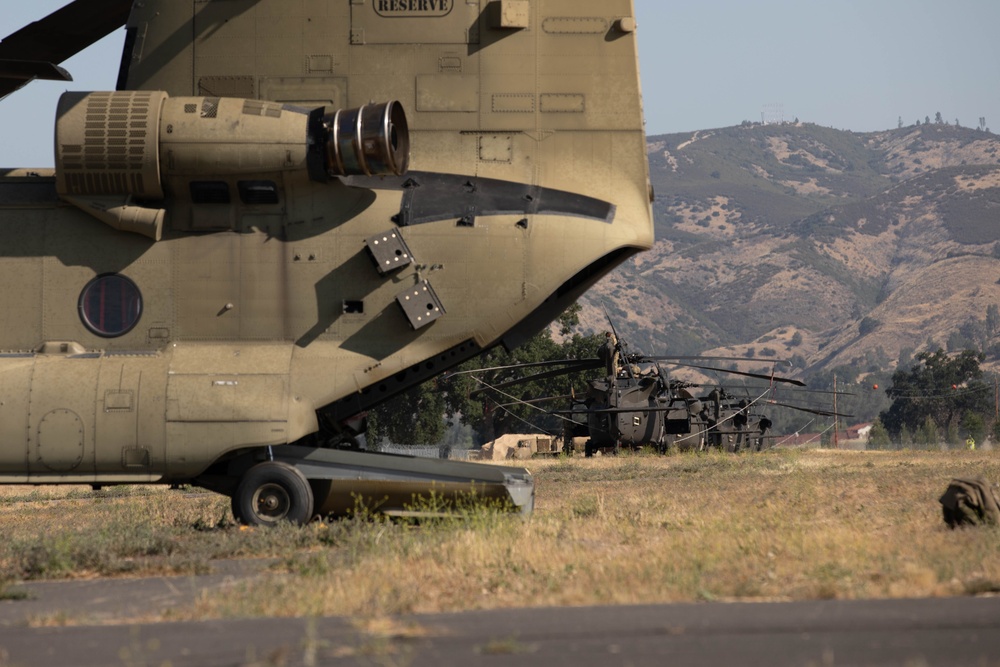 Operation Mojave Falcon - Chinook Unit Transportation