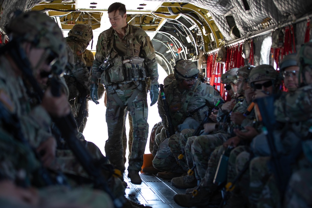 Operation Mojave Falcon - Chinook Unit Transportation
