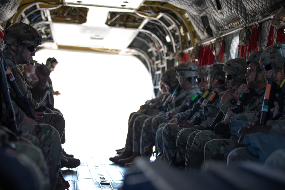 Operation Mojave Falcon - Chinook Unit Transportation