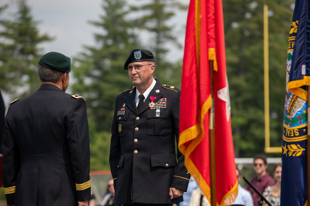 New Hampshire National Guard State Command Sgt. Maj. Change of Responsibility and Retirement Ceremony