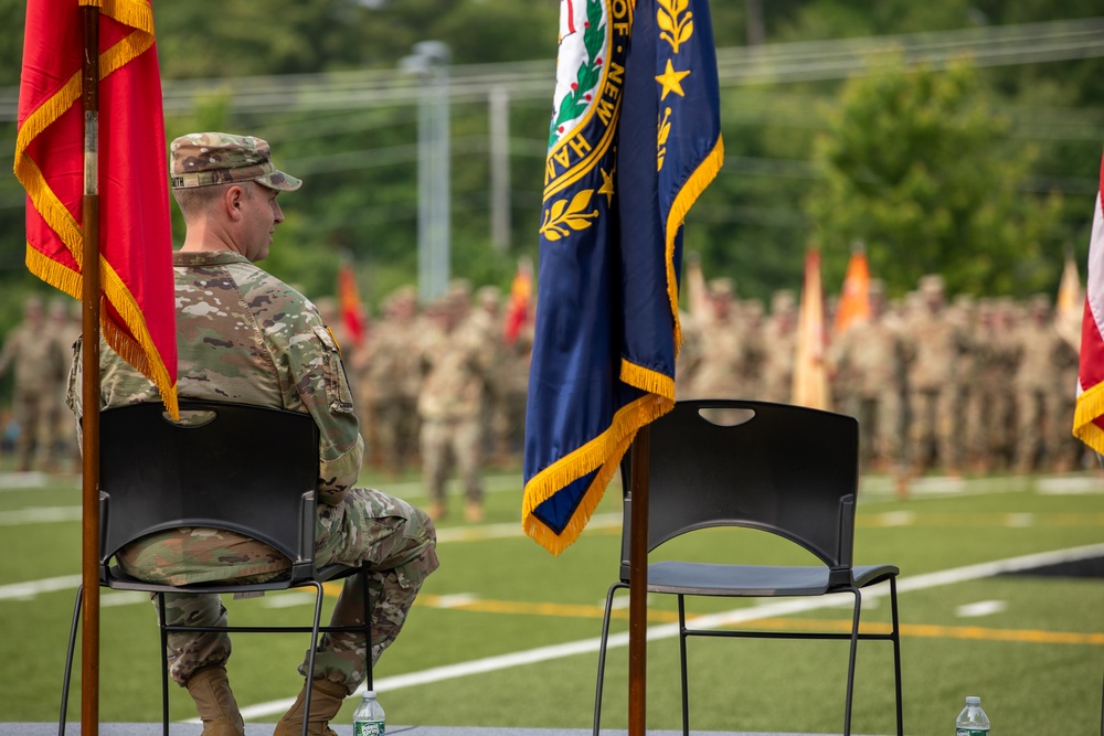 New Hampshire National Guard State Command Sgt. Maj. Change of Responsibility and Retirement Ceremony