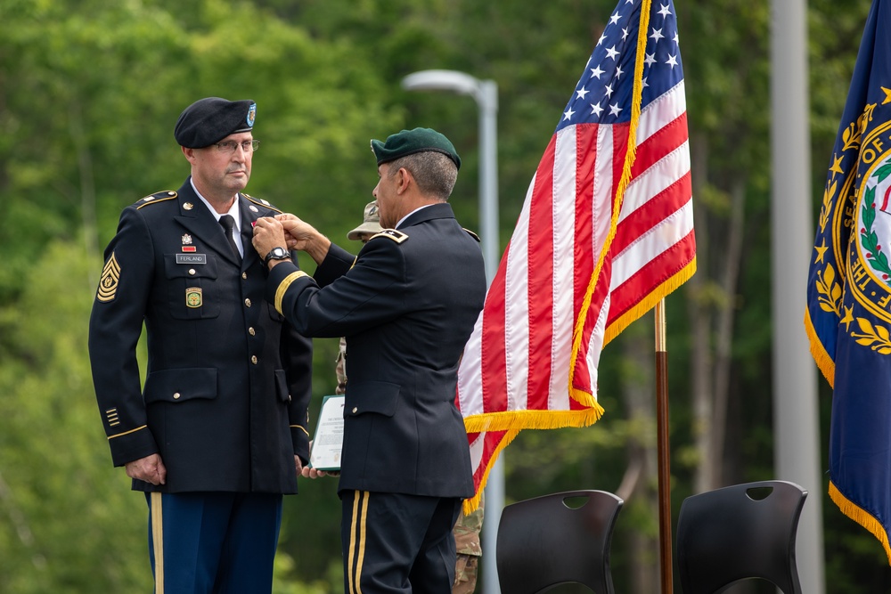 New Hampshire National Guard State Command Sgt. Maj. Change of Responsibility and Retirement Ceremony