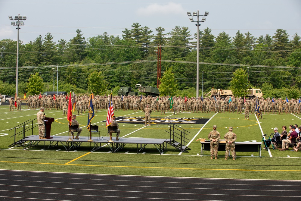 New Hampshire National Guard State Command Sgt. Maj. Change of Responsibility and Retirement Ceremony