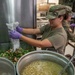 913th Quartermasters Prepare Food for Drilling Soldiers