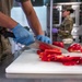 913th Quartermasters Prepare Food for Drilling Soldiers