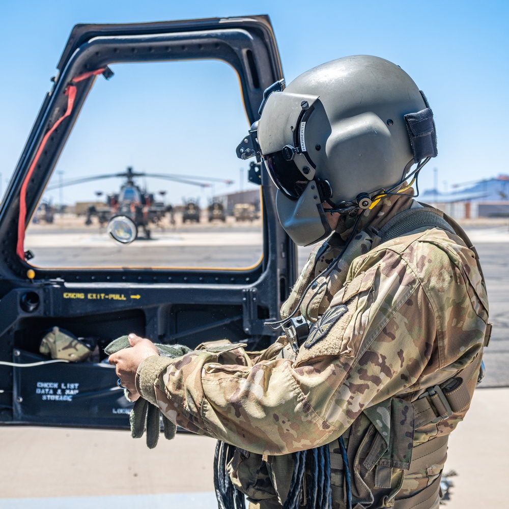 B Co. 2-285th Aviation Regiment Conduct Aerial Gunnery Training