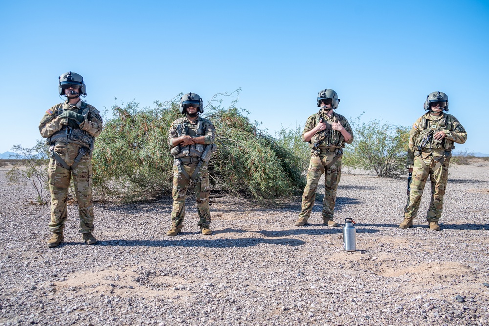 B Co. 2-285th Aviation Regiment Conduct Aerial Gunnery Training