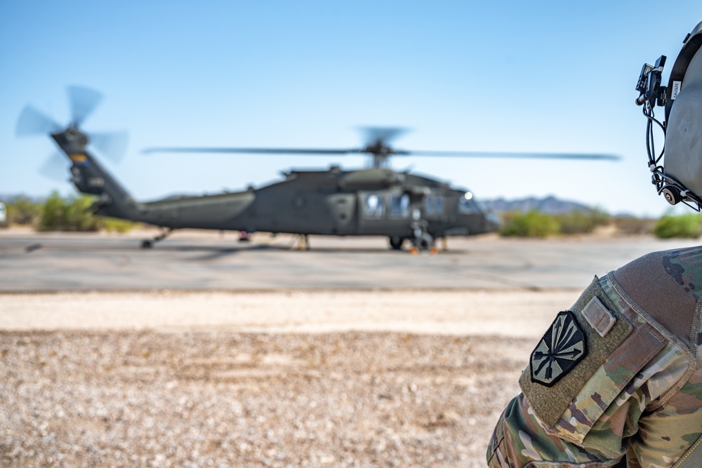 B Co. 2-285th Aviation Regiment Conduct Aerial Gunnery Training