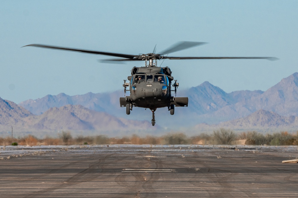 B Co. 2-285th Aviation Regiment Conduct Aerial Gunnery Training