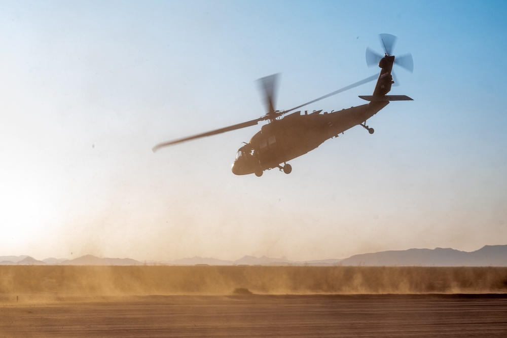 B Co. 2-285th Aviation Regiment Conduct Aerial Gunnery Training