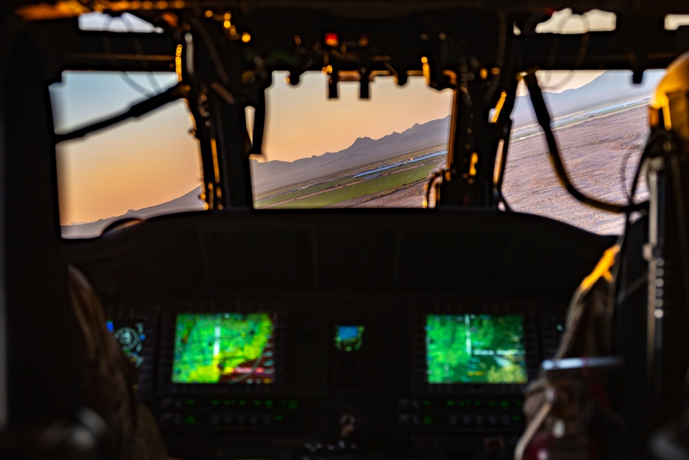 B Co. 2-285th Aviation Regiment Conduct Aerial Gunnery Training