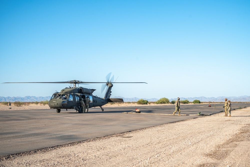 B Co. 2-285th Aviation Regiment Conduct Aerial Gunnery Training