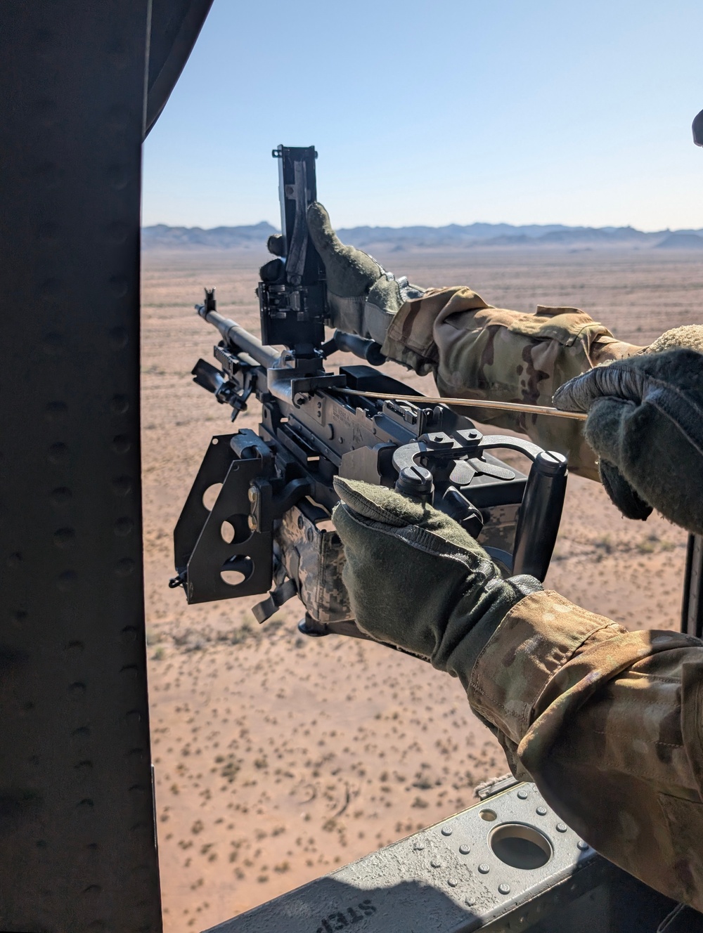 B Co. 2-285th Aviation Regiment Conduct Aerial Gunnery Training