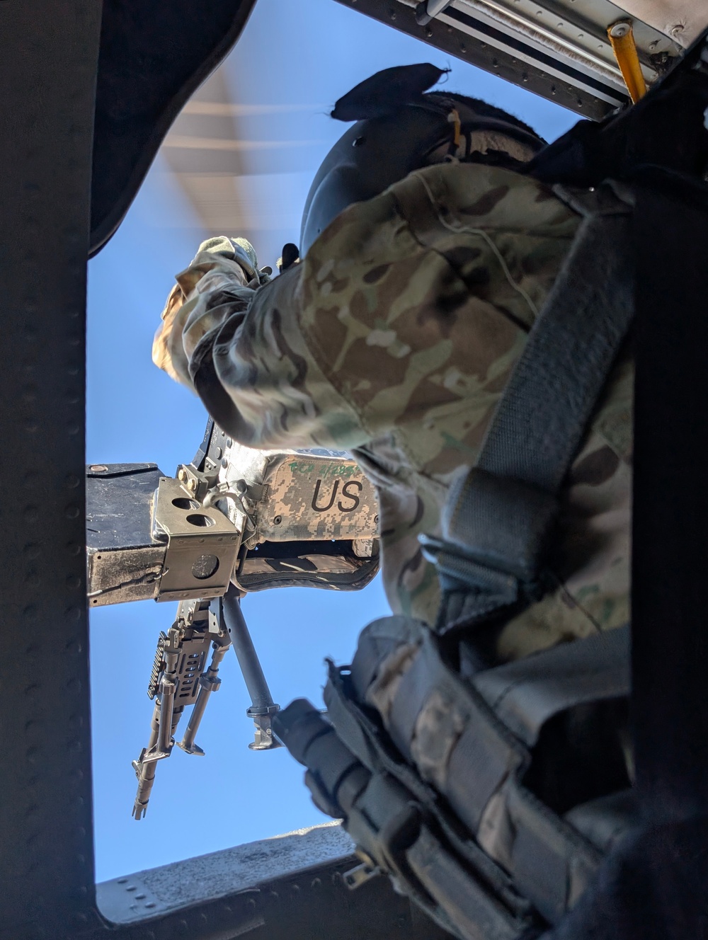 B Co. 2-285th Aviation Regiment Conduct Aerial Gunnery Training