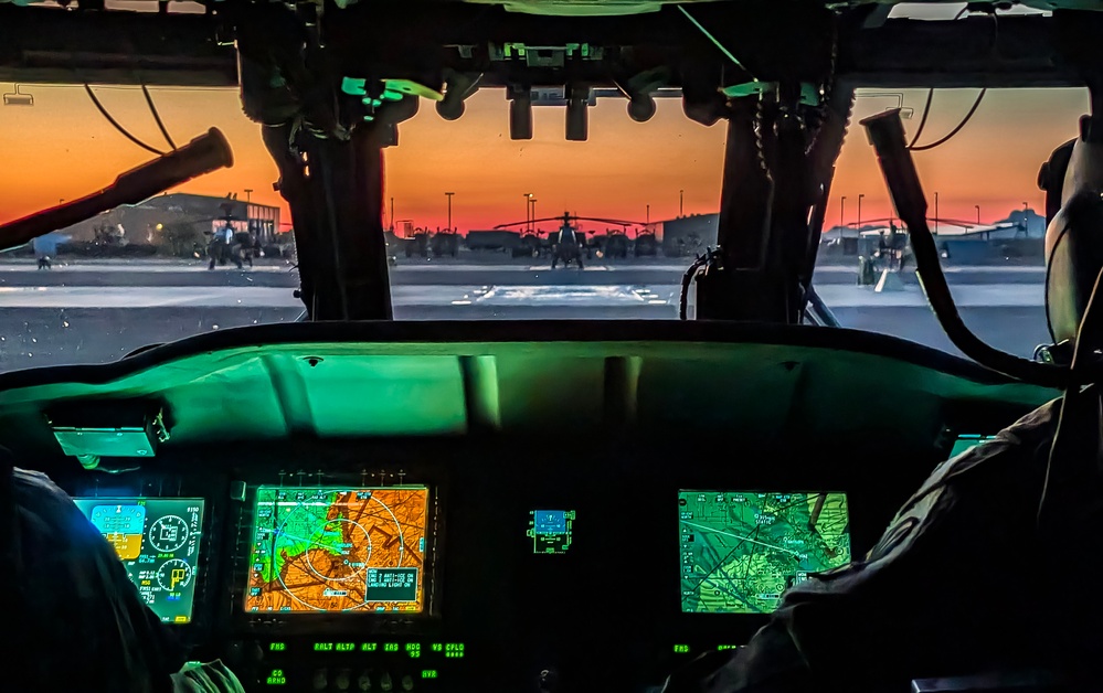 B Co. 2-285th Aviation Regiment Conduct Aerial Gunnery Training
