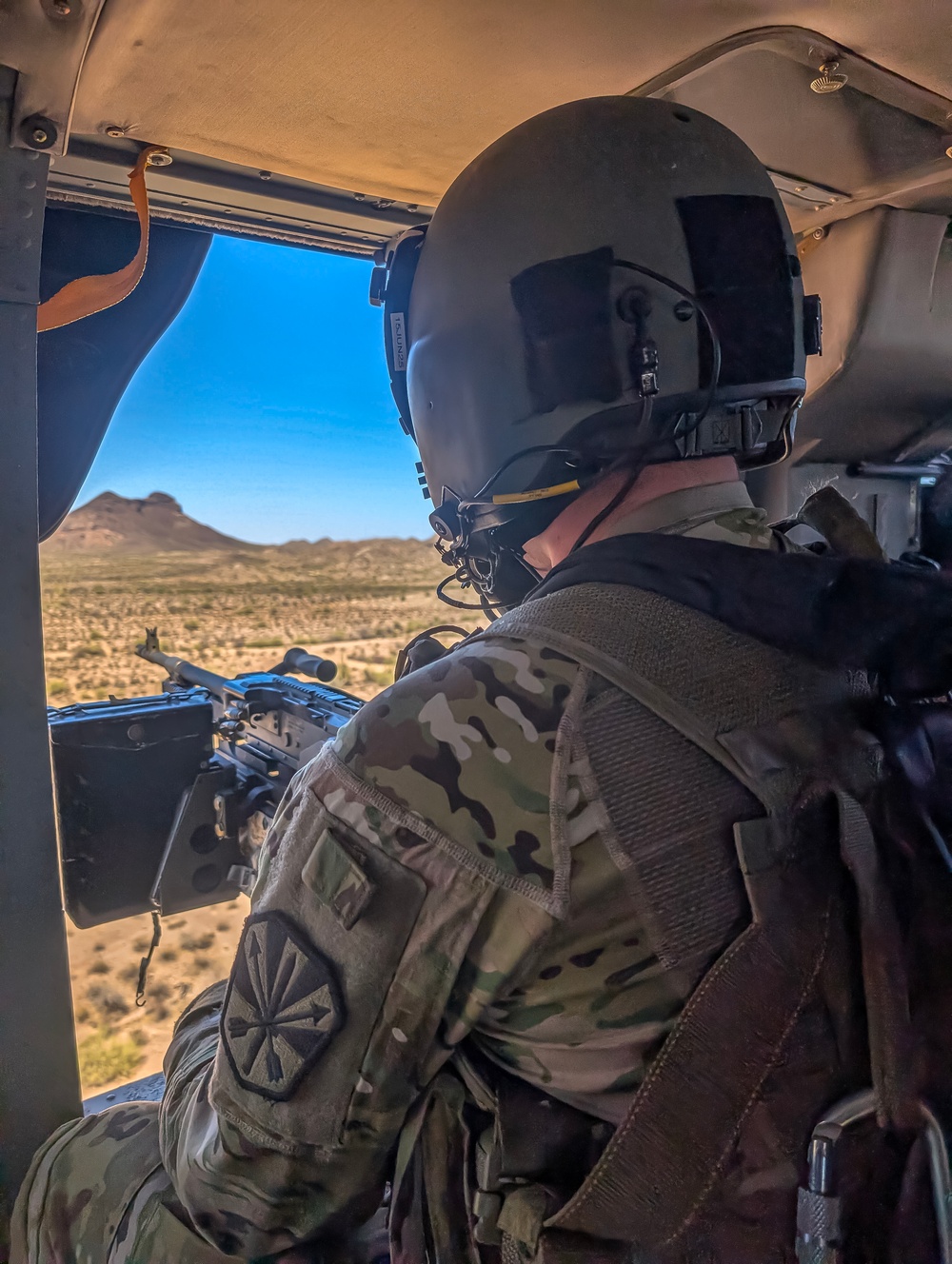 B Co. 2-285th Aviation Regiment Conduct Aerial Gunnery Training