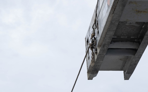 USS America (LHA 6) Conducts Ordnance Handling