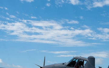 OA-1K Skyraider II joins the WRANGB flightline