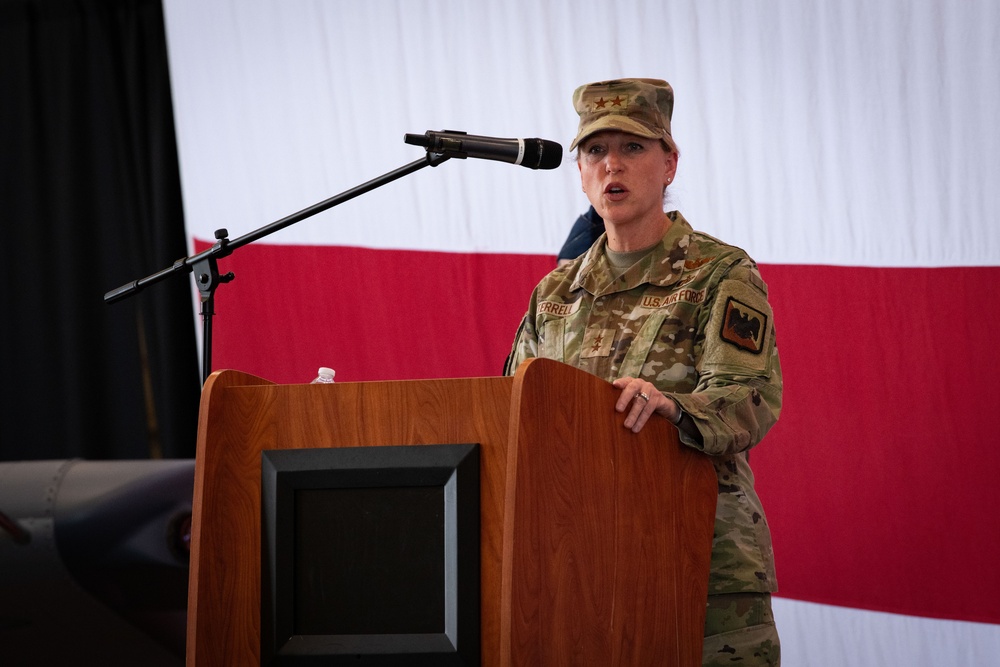 WRANGB hosts arrival ceremony for OA-1K Skyraider II