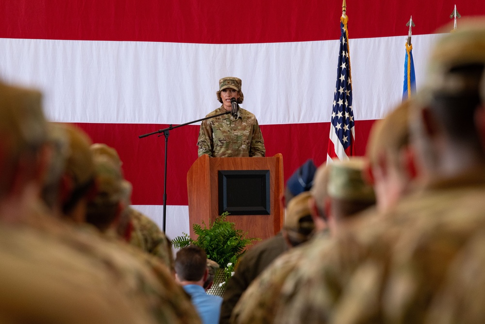 WRANGB hosts arrival ceremony for OA-1K Skyraider II