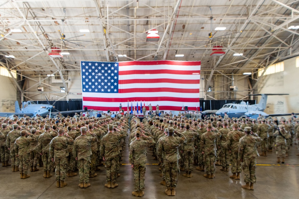 WRANGB hosts arrival ceremony for OA-1K Skyraider II