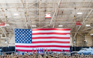 WRANGB hosts arrival ceremony for OA-1K Skyraider II