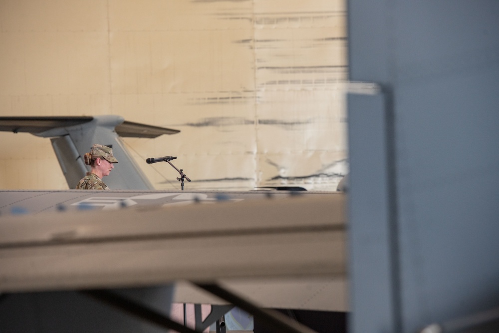 WRANGB hosts arrival ceremony for OA-1K Skyraider II