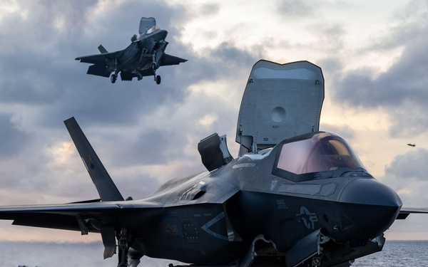 USS America (LHA 6) Conducts Flight Operations