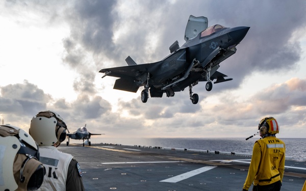 USS America (LHA 6) Conducts Flight Operations