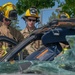 Gowen Fire Participate in Simulated Training Exercise