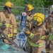 Gowen Fire Participate in Simulated Training Exercise
