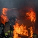 Gowen Fire Participate in Simulated Training Exercise