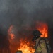 Gowen Fire Participate in Simulated Training Exercise