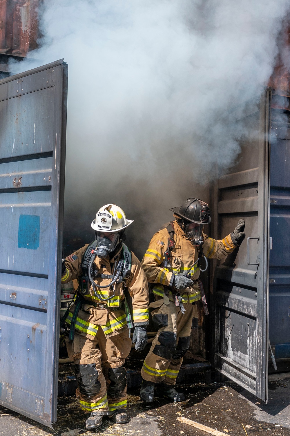 Gowen Fire Participate in Simulated Training Exercise
