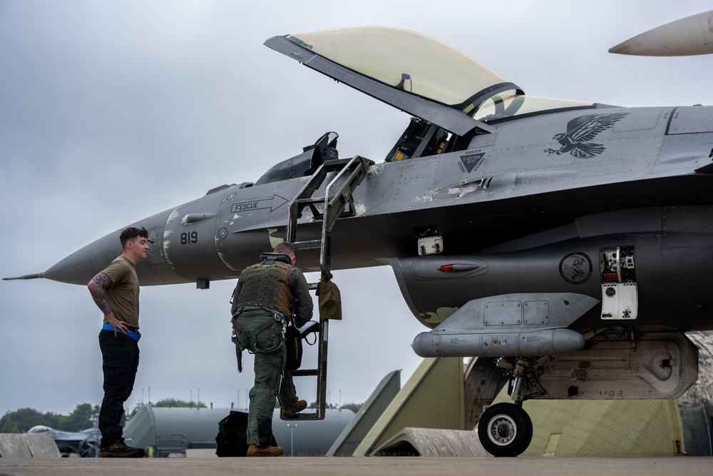 Suit Up and Soar: 14th Fighter Squadron Readies for Flight